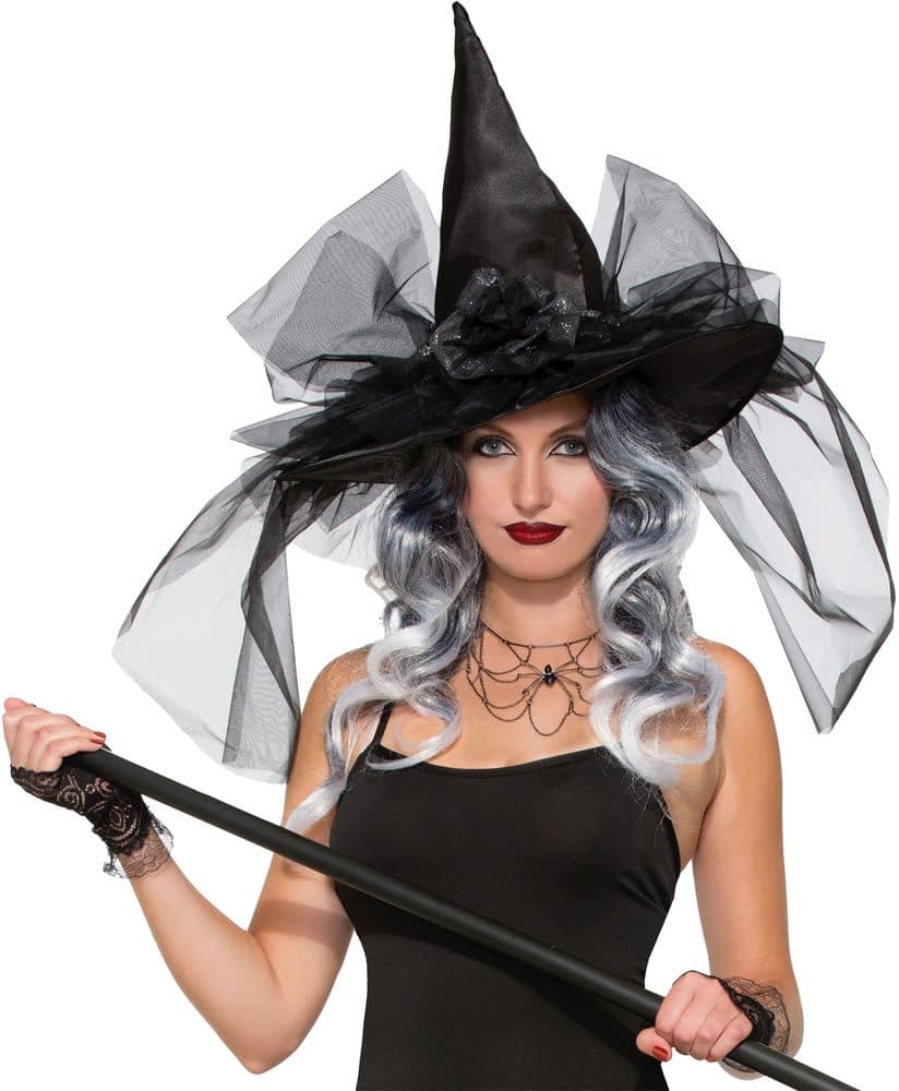 Выкройка черной шляпы ведьмы Выкройка черной шляпы волшебника Современный костюм ведьмы