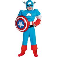 Капитан Америка с мускулами люкс
