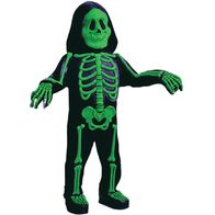 Детский костюм скелета светящийся