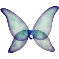Крылья бабочки фиолетовый-синий-зелёный