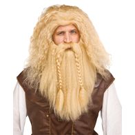 Набор Викинга : Парик и борода блонд