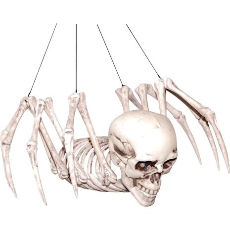 Бутафорский скелет человека - паука подвесной