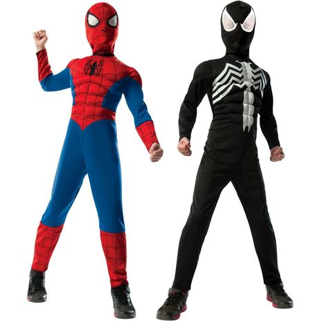 Двусторонний костюм Человека-паука детский