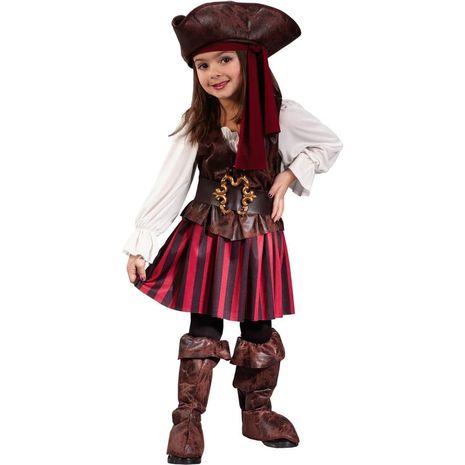 Карнавальный костюм девочки пирата