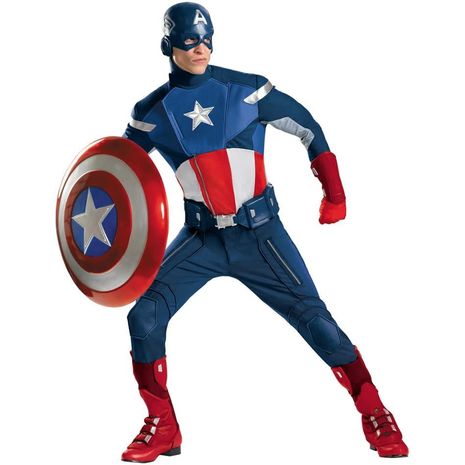 Карнавальный костюм капитан Америка мститель