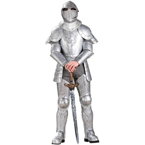 Карнавальный костюм рыцаря в сияющих доспехах