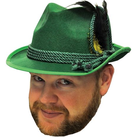 Шляпа Октоберфест зеленая