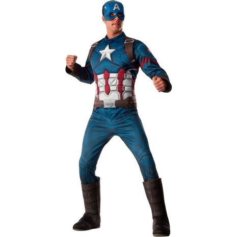 Стандартный костюм капитана Америка для взрослых