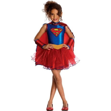 Блестящий костюм Супергёрл для малышей