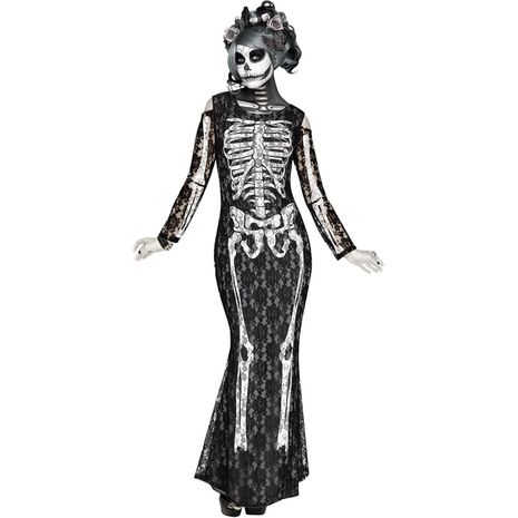 Платье скелета кружевное