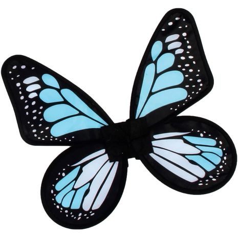 Крылья бабочки детские голубые