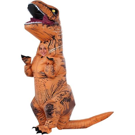 Надувной костюм тиранозавра Рэкса для детей