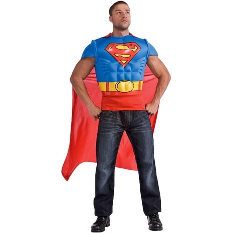 Рубашка супермэна с мускулами