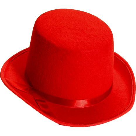 Шляпа красная взрослая