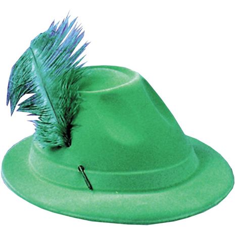 Зелёная шляпа с пером