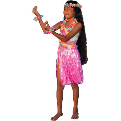 Детский набор для гавайской вечеринки фиолетовый