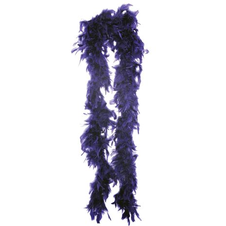 Боа из перьев 180 см фиолетовая