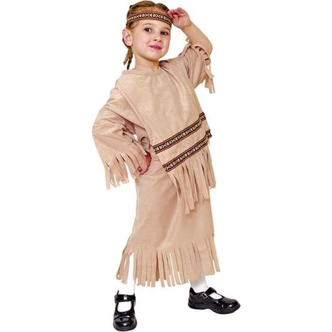 Карнавальный костюм девушки индейца
