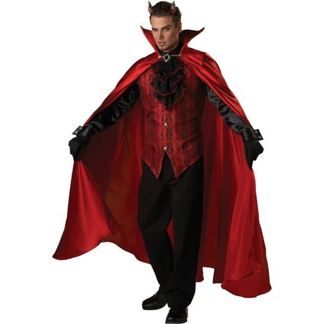 Карнавальный костюм дьявола люкс
