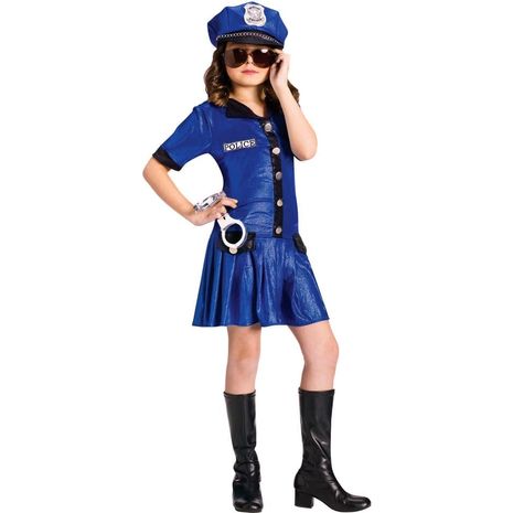 Карнавальный костюм полицейского девочки