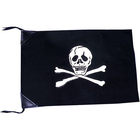 Пиратский флаг со шнурками