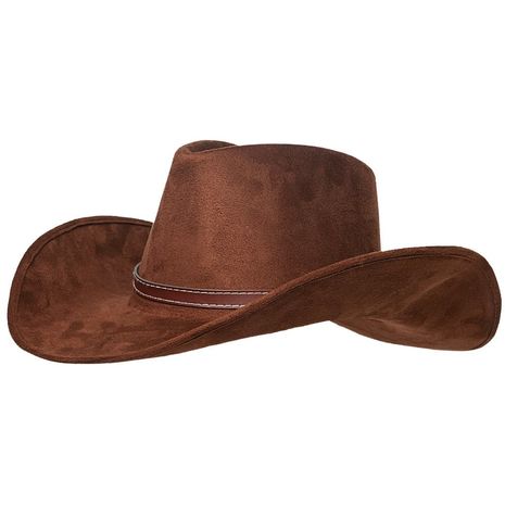 Шляпа ковбоя коричневая для взрослых
