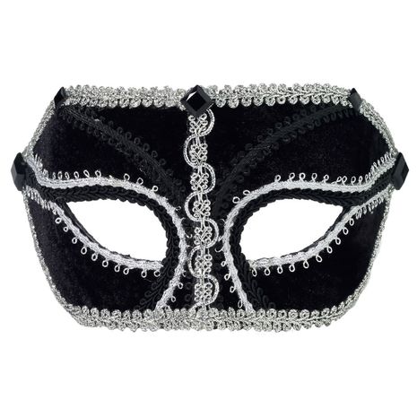 Венецианская маска чёрная