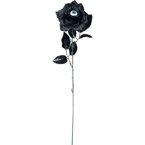 Декорация Чёрная роза с глазом