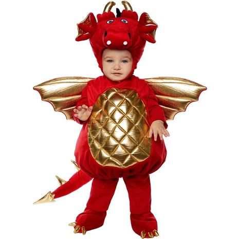 Костюм Красный дракон детский